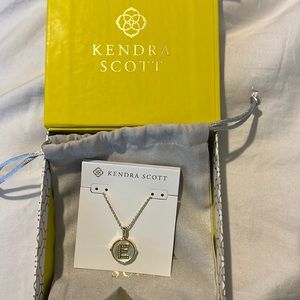 Kendra Scott Reversible Initial “E” Necklace